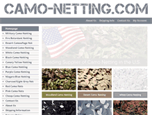 Tablet Screenshot of camo-netting.com